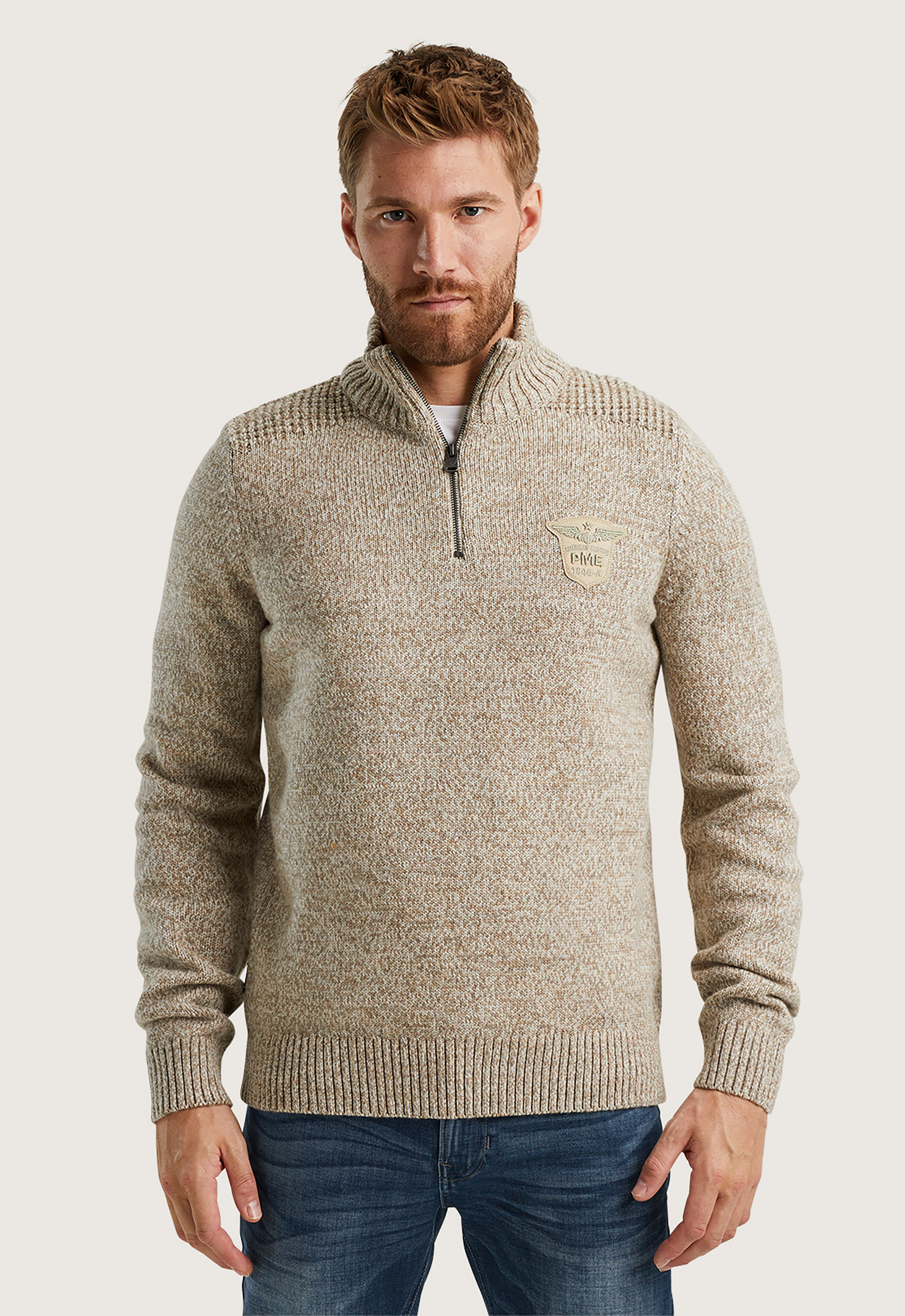 Pme legend Half Zip Heavy Knit