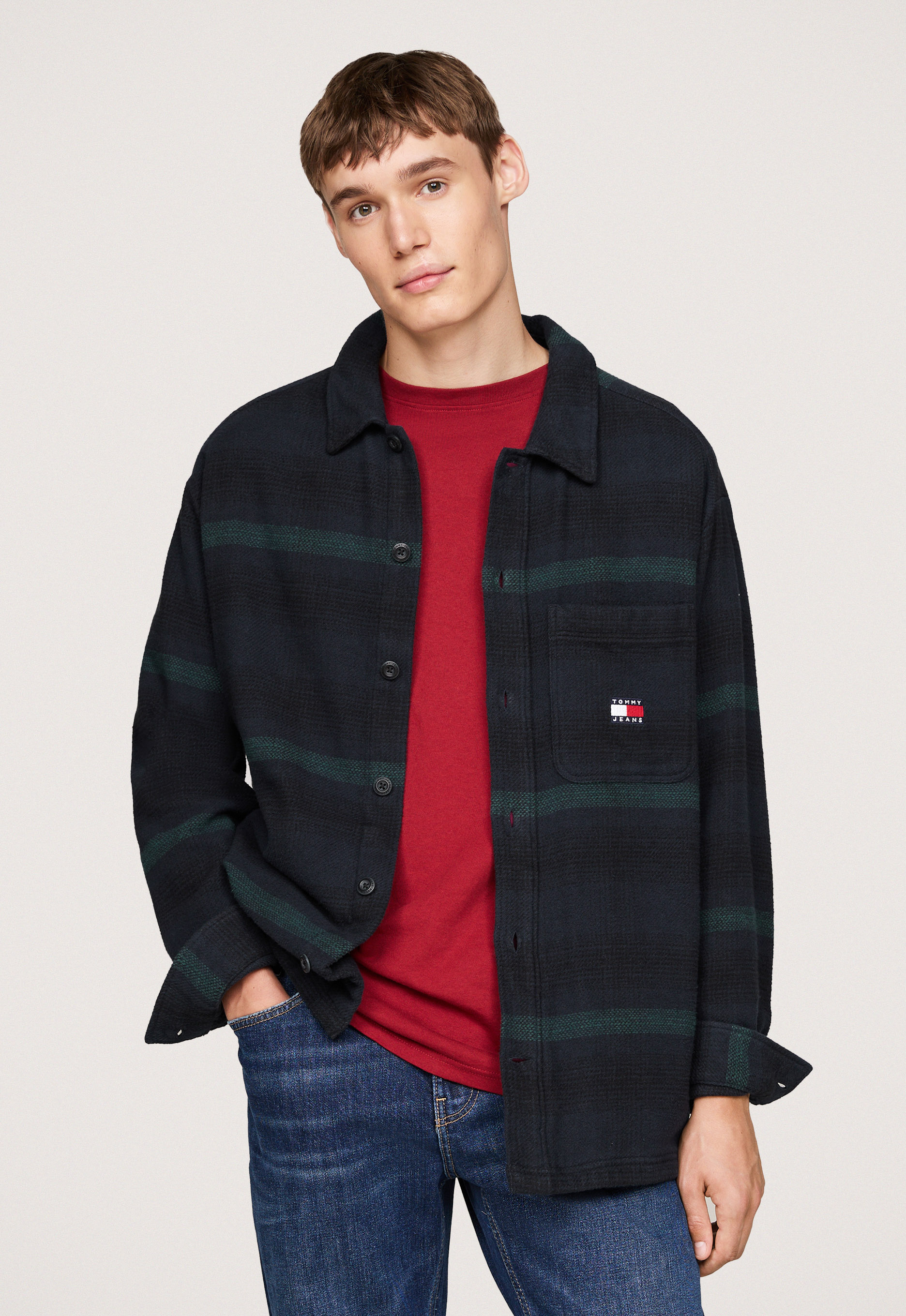 Tommy Jeans Badge Check Overshirt