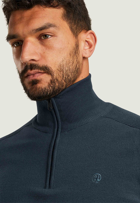 Half Zip Collar Essential Trui