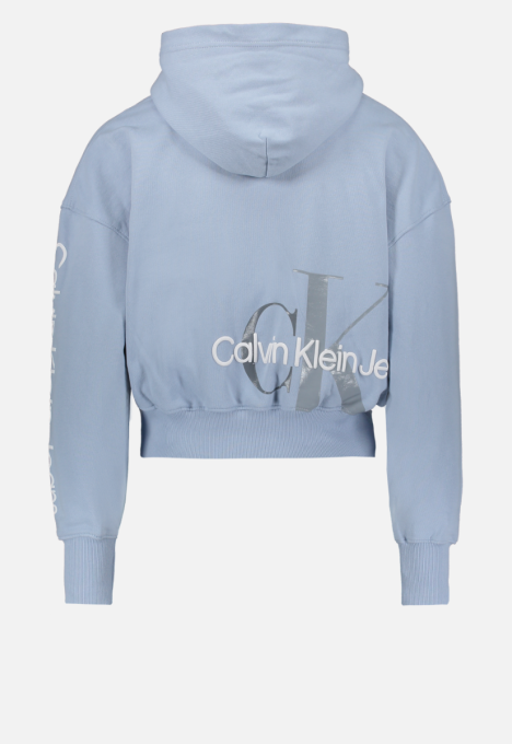 calvin klein blue hoodie