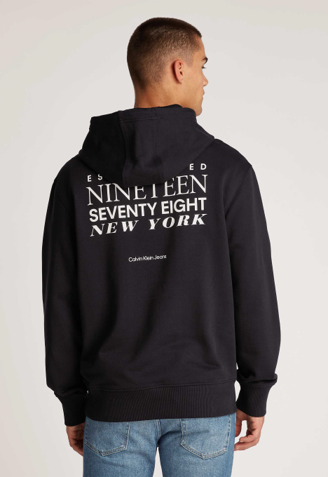 Typeface Graphic Sweater Hoodie