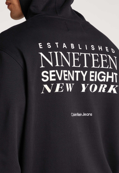 Typeface Graphic Sweater Hoodie