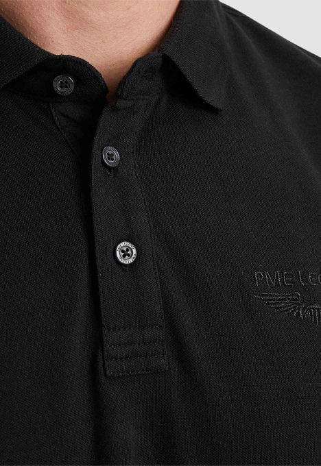 Peached Pique Stretch Polo Longsleeve 