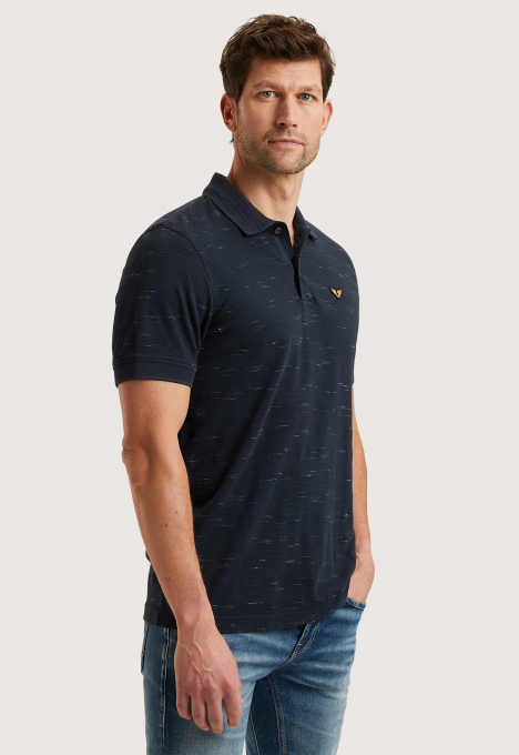 Jacquard Pique Polo