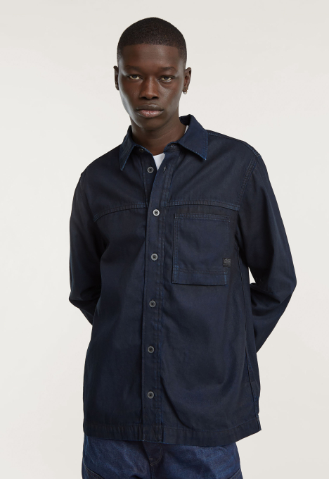 1-Pocket Denim Overshirt