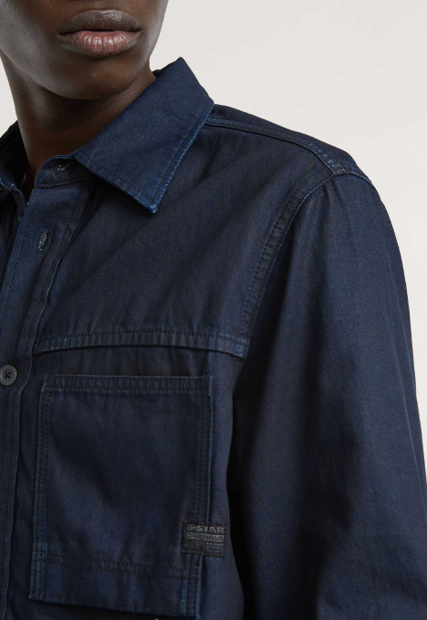 1-Pocket Denim Overshirt