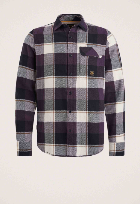 Flanel Twill Check Overshirt 