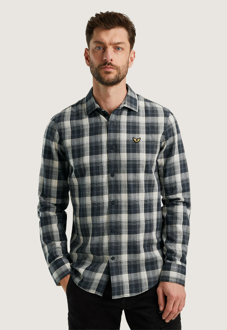 Twill Yarndyed Check Overshirt