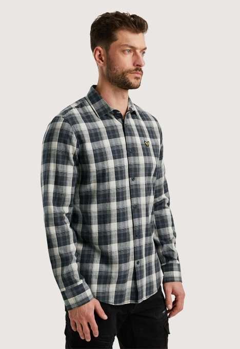 Twill Yarndyed Check Overshirt