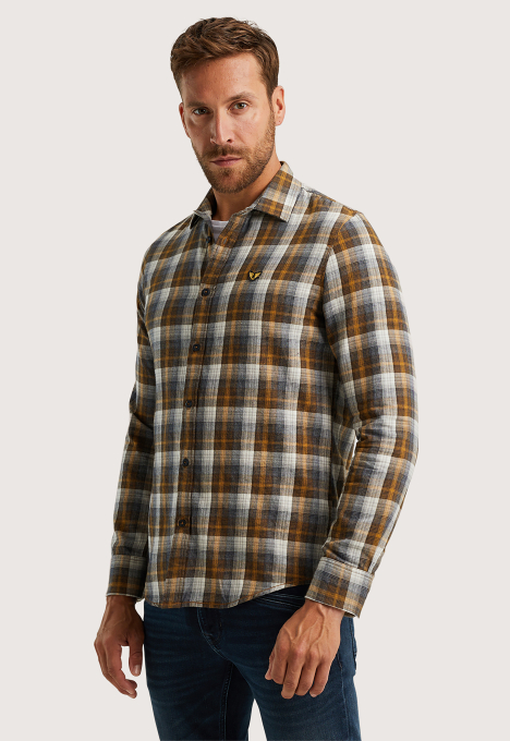 Twill Yarndyed Check Overshirt