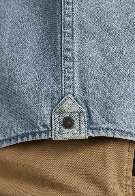 Denim Badge Overshirt