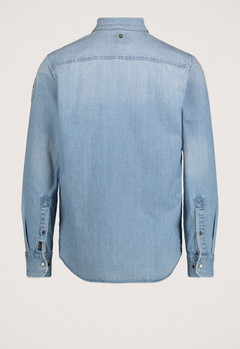 Denim Badge Overshirt