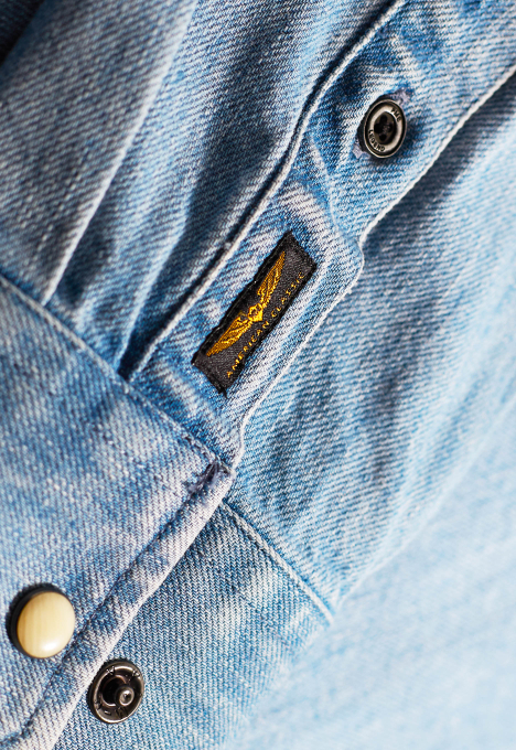 Denim Badge Overshirt