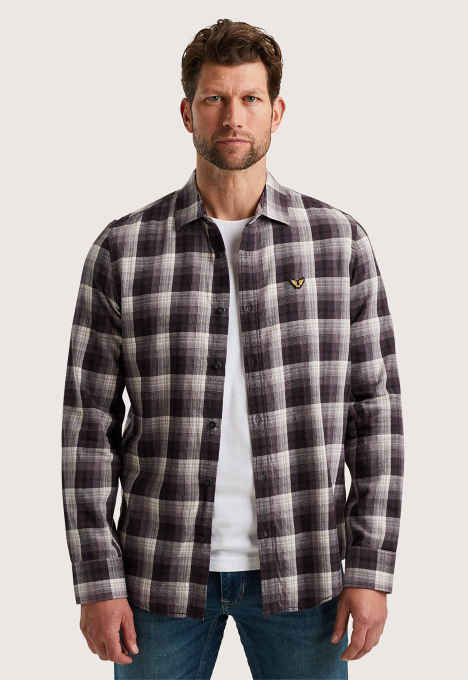 Twill Yarndyed Check Overshirt 