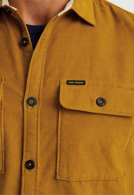 Fine Waffle Corduroy Overshirt 