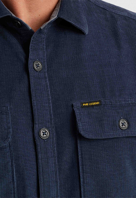 Fine Waffle Corduroy Overshirt 