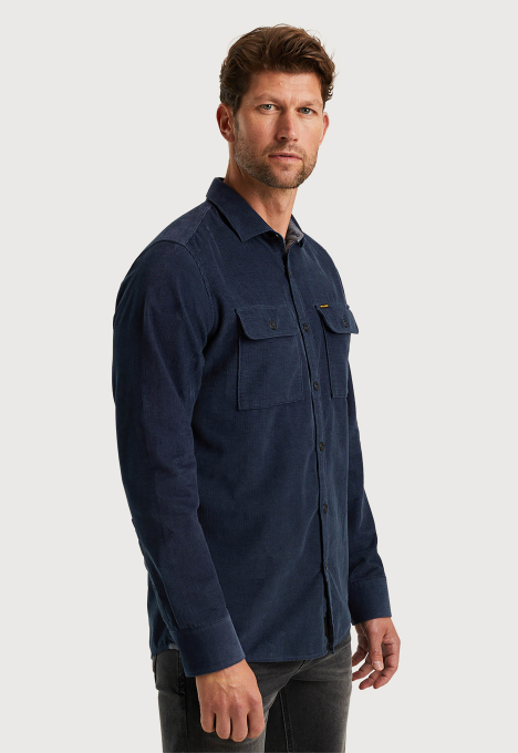 Fine Waffle Corduroy Overshirt 