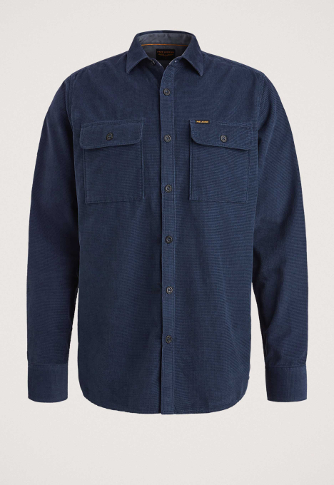 Fine Waffle Corduroy Overshirt 