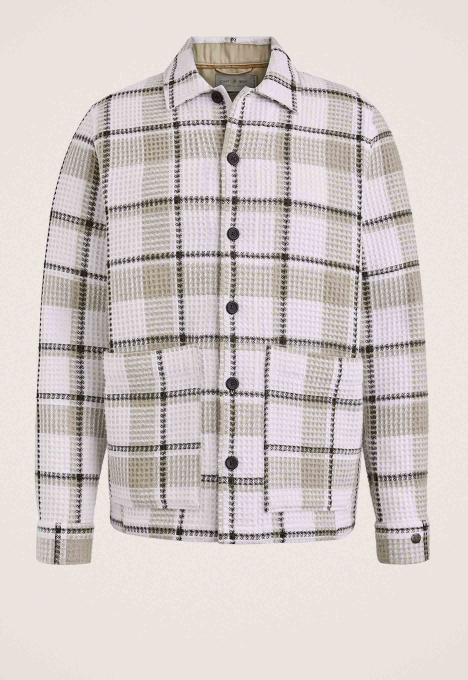 Dobby Check Overshirt 