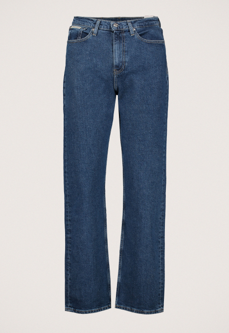 High Rise Straight Jeans