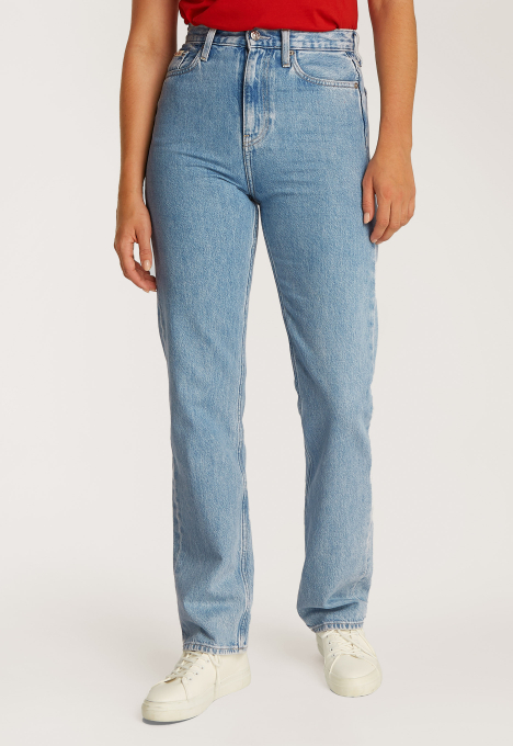 High Rise Straight Jeans