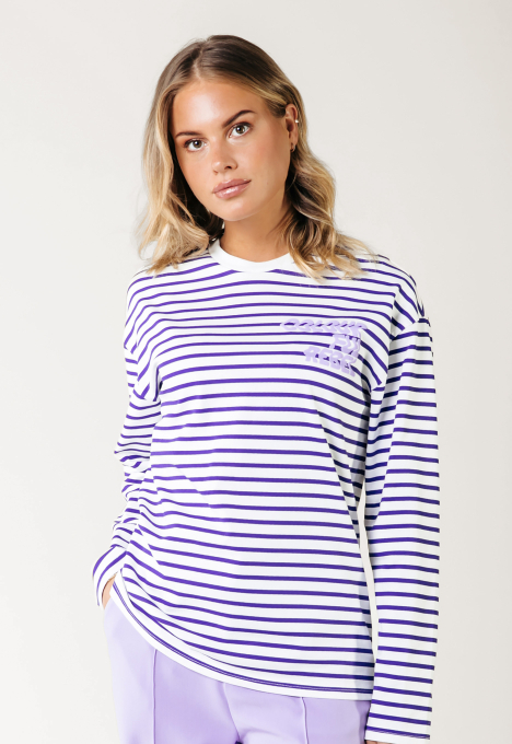 Logo Wave Stripe Longsleeve