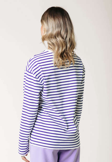 Logo Wave Stripe Longsleeve