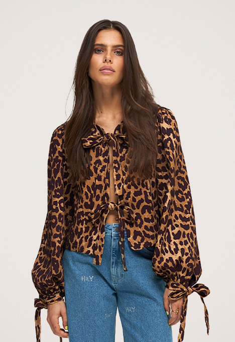 Josie Leopard Blouse