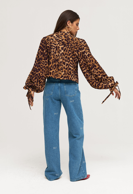 Josie Leopard Blouse