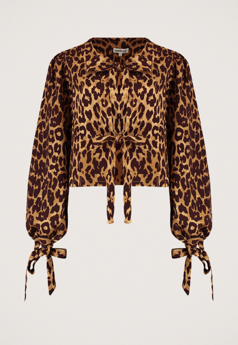 Josie Leopard Blouse