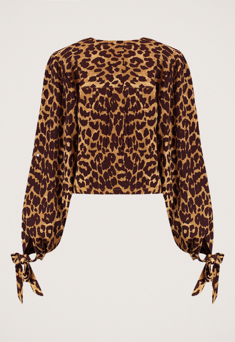 Josie Leopard Blouse