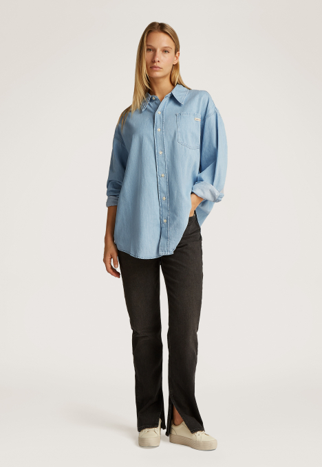 Oversized Denim Overhemd