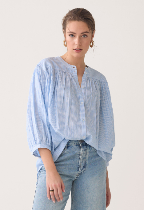 Oversized Stripe Blouse 