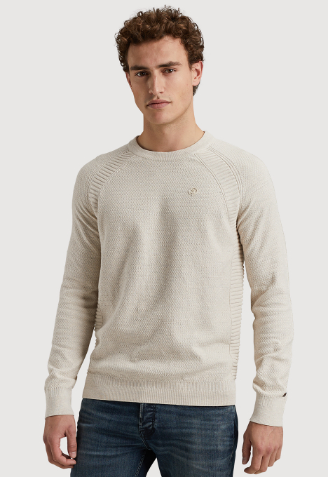 Crewneck Heather Plated Blend Trui