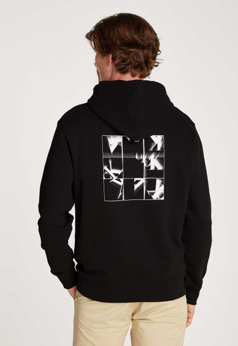 Grid Monogram Hoodie