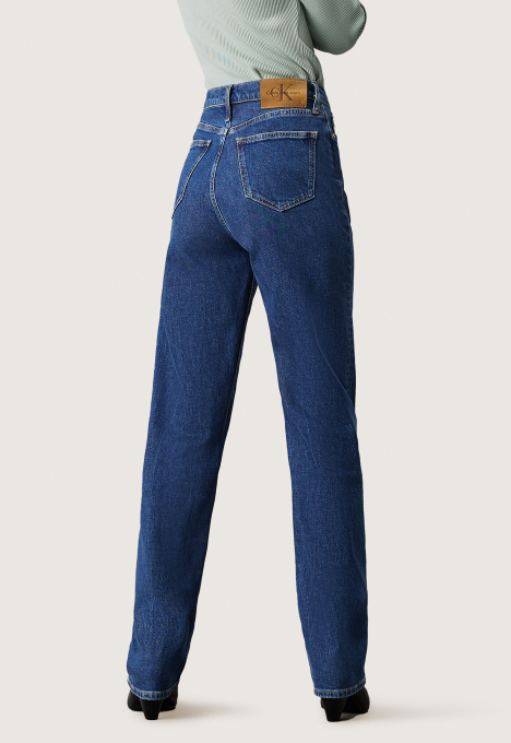 High Rise Straight Jeans