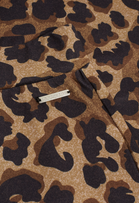 Leopard Peached Extra Flare Broek