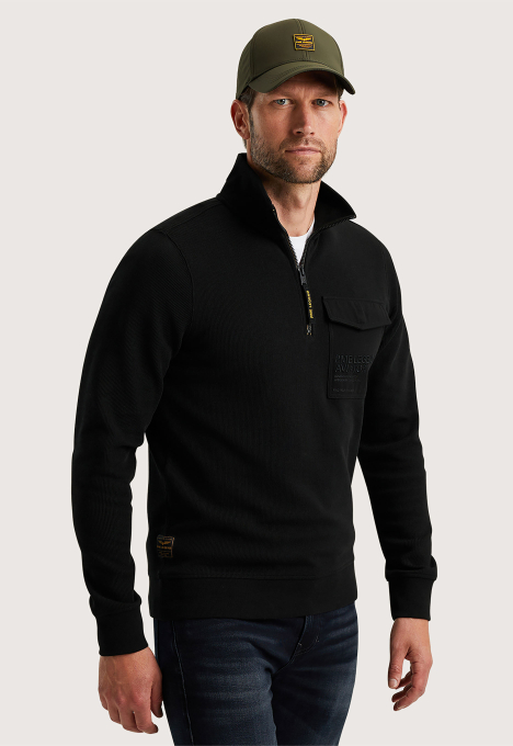 Half Zip Collar Sweater