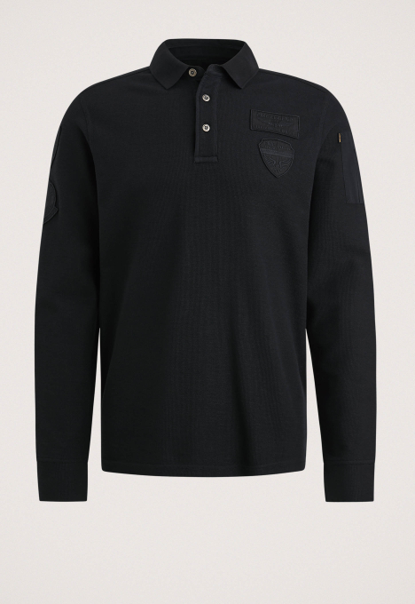 Cargo Style Polo Longsleeve