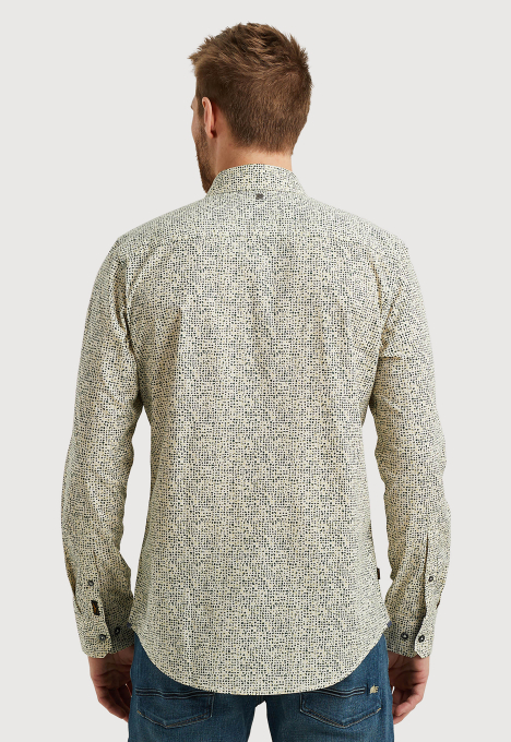 Print On Poplin Stretch Overhemd