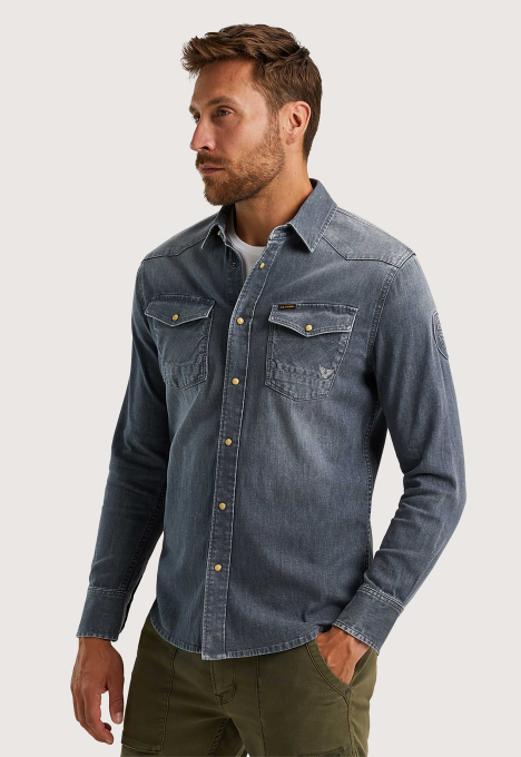 Slate Denim Overhemd 