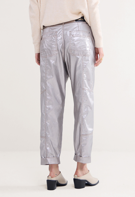 Foil Coated Twill Broek 