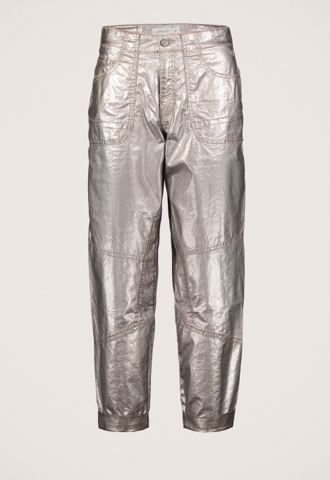 Foil Coated Twill Broek 