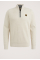 Cotton Mouline Halfzip Trui