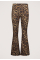 Leopard Peached Extra Flare Broek