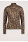 Neyo Leopard Peached Turtle Top