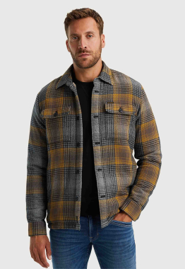 Fur Lined Check Overshirt 