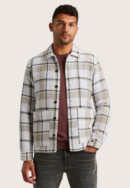 Dobby Check Overshirt 