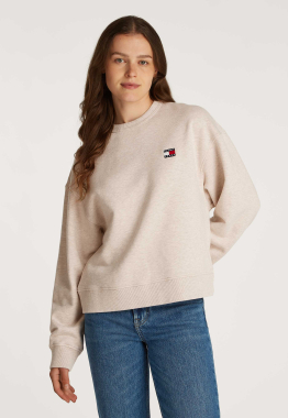 Boxy Badge Crew Sweater