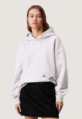 Mixed Logo Relaxed Hoodie